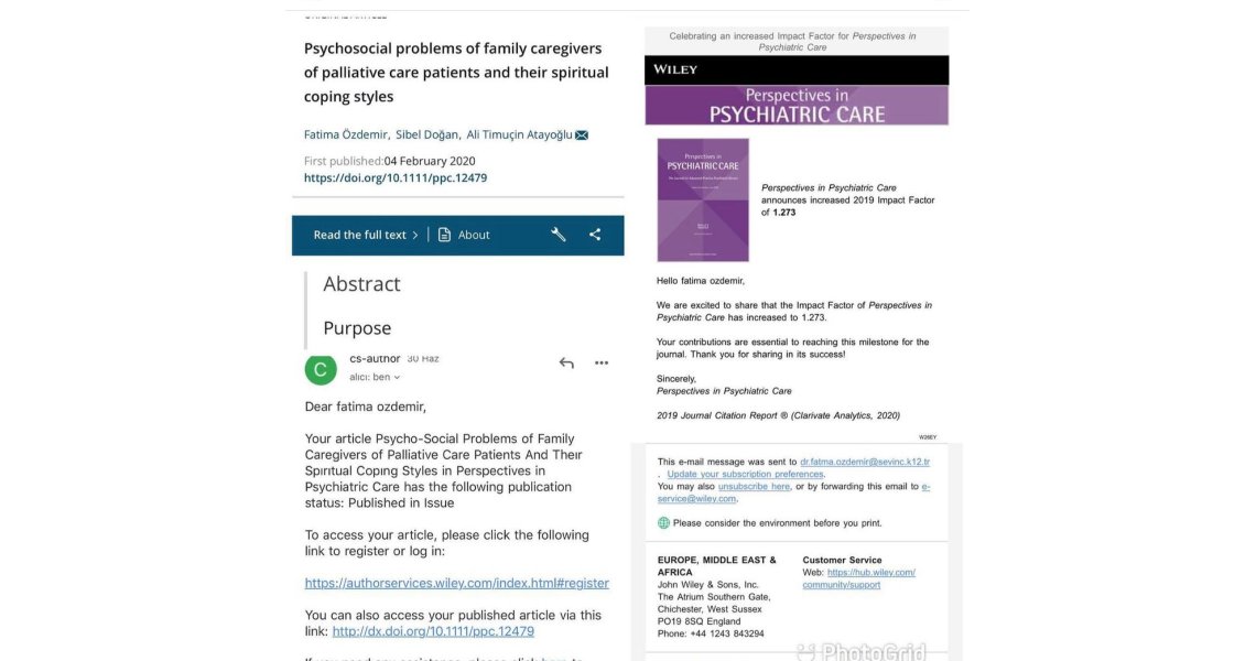 Psycho-Social Problems of Family Caregivers of Palliative Care Parients and Their Spiritual Coping Styles
